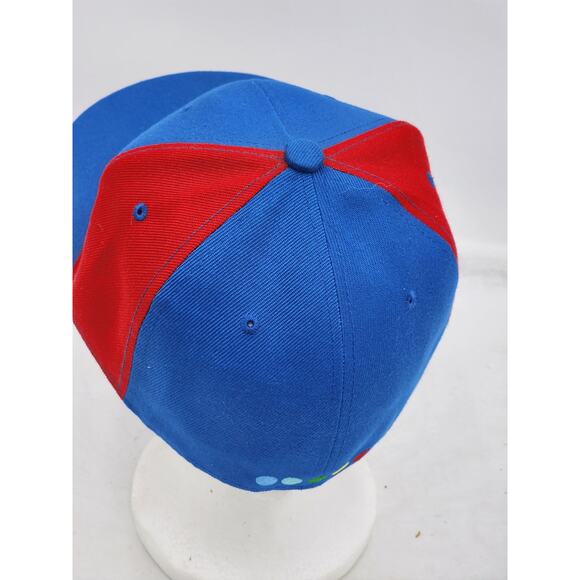 Coogi Hat Blue Red Cap Streetwear Urban Fashion Hip Hop Style Bold Size 7 1/4 - Picture 11 of 13